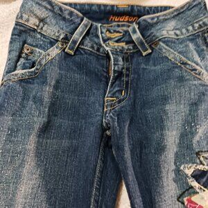 Y2K Hudson low rise bootleg jeans